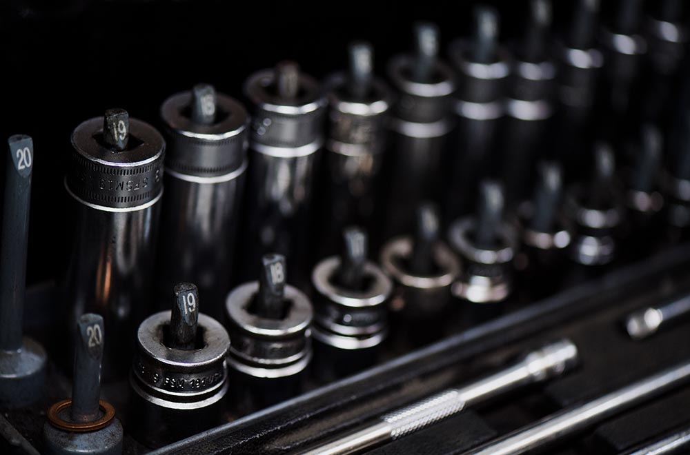 Gereedschap autogarage Den Helder